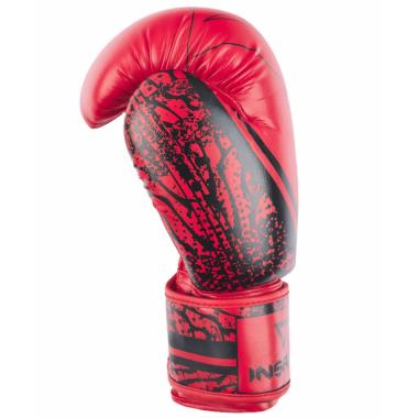 Перчатки боксерские INSANE ODIN IN22-BG200, ПУ, красный, 12 oz