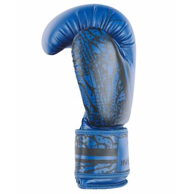 Перчатки боксерские INSANE ODIN IN22-BG200, ПУ, синий, 8 oz
