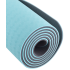 Коврик для йоги STARFIT FM-201 TPE 173x61x0,6 см, мятный/серый 1/12