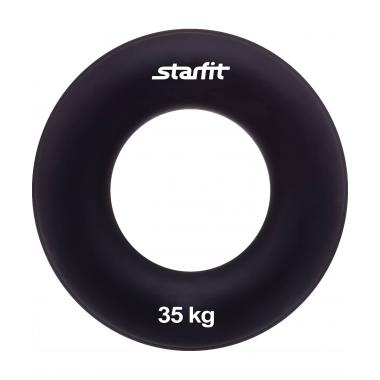 Эспандер кистевой STARFIT ES-404 "Кольцо", 35 кг, диаметр 8,8 см, чёрный