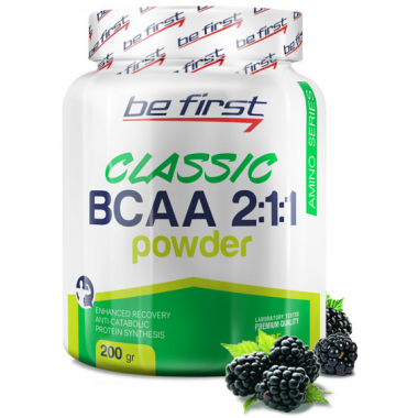 Be First BCAA 2:1:1 CLASSIC powder 200 г ежевика