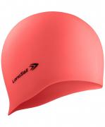 Шапочка для плавания Longsail, силикон, коралловый