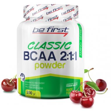Be First BCAA 2:1:1 CLASSIC powder 200 г вишня