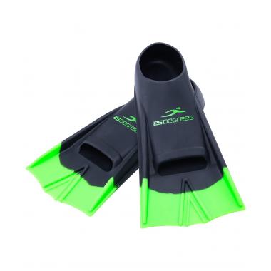 Ласты тренировочные Aquajet Black/Green, L 25Degrees