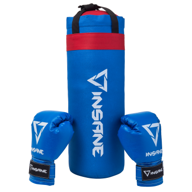 Набор для бокса Fight, синий, 45х20 см, 2,3 кг, 6 oz Insane