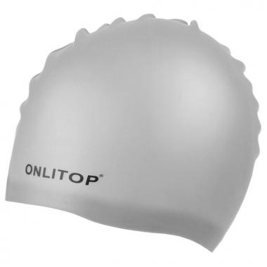 Шапочка для бассейна Onlitop, силиконовая, обхват 54-60 см, цвета микс